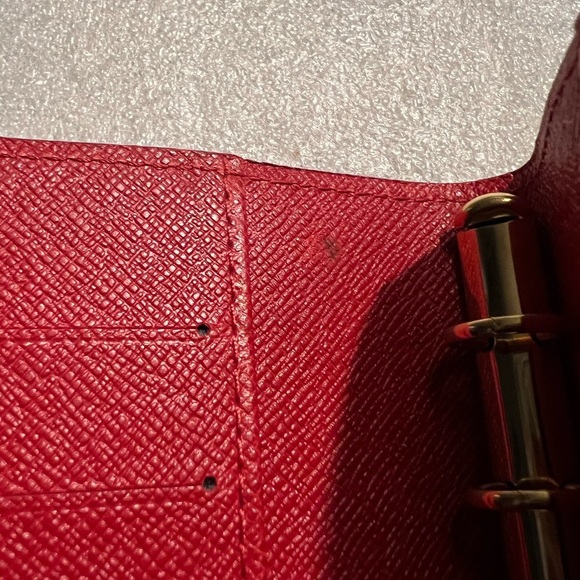 Louis Vuitton Red Epi Leather PM Agenda - Picture 11 of 12